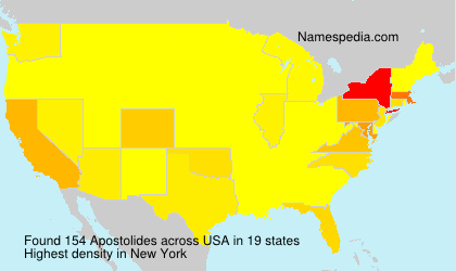 Surname Apostolides in USA Surname Apostolides in USA