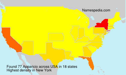 Surname Apparicio in USA Surname Apparicio in USA