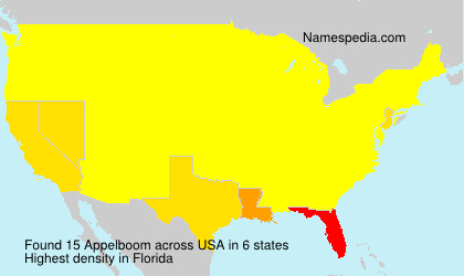 Surname Appelboom in USA Surname Appelboom in USA