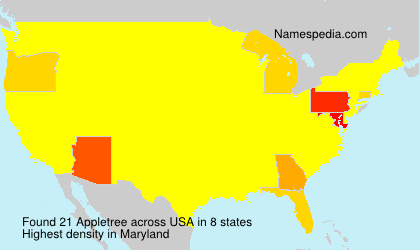 Surname Appletree in USA Surname Appletree in USA