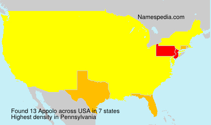Surname Appolo in USA Surname Appolo in USA