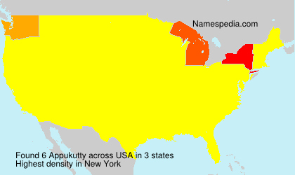 Surname Appukutty in USA Surname Appukutty in USA