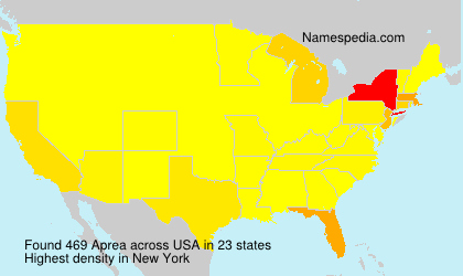 Surname Aprea in USA Surname Aprea in USA