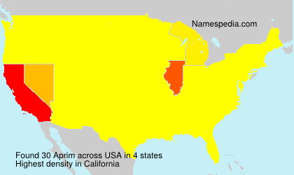 Surname Aprim in USA Surname Aprim in USA