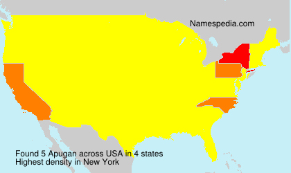 Surname Apugan in USA Surname Apugan in USA