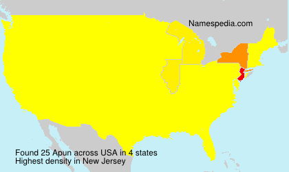 Surname Apun in USA Surname Apun in USA