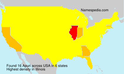 Surname Apuri in USA
