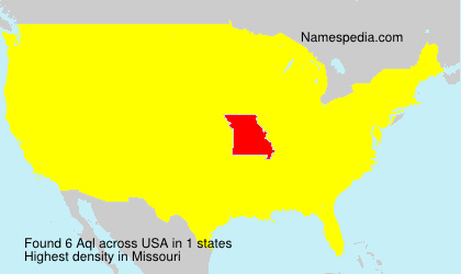Surname Aql in USA
