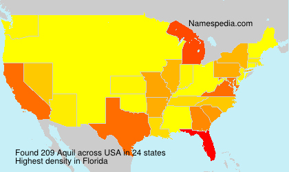 Surname Aquil in USA