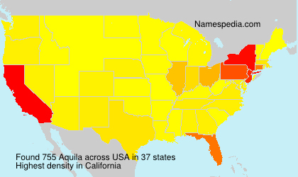 Surname Aquila in USA Surname Aquila in USA