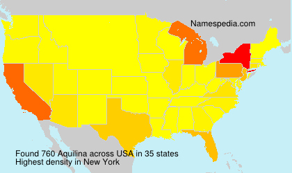 Surname Aquilina in USA