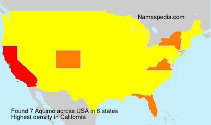 Surname Aquimo in USA