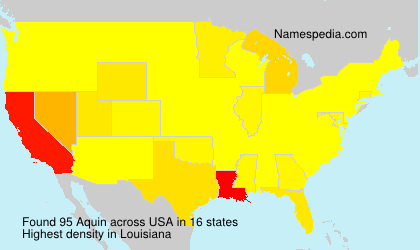 Surname Aquin in USA Surname Aquin in USA