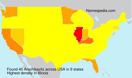 Surname Arachikavitz in USA Surname Arachikavitz in USA