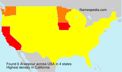 Surname Araeipour in USA Surname Araeipour in USA