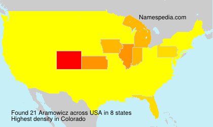 Surname Aramowicz in USA Surname Aramowicz in USA