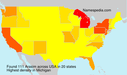 Surname Arasim in USA Surname Arasim in USA