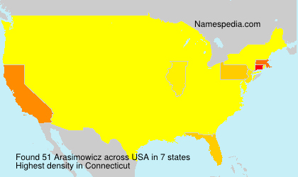 Surname Arasimowicz in USA Surname Arasimowicz in USA