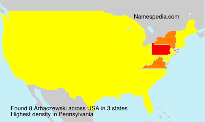 Surname Arbaczewski in USA Surname Arbaczewski in USA