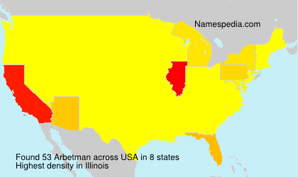 Surname Arbetman in USA Surname Arbetman in USA