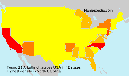 Surname Arbuthnott in USA Surname Arbuthnott in USA