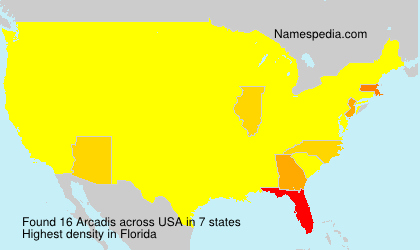 Surname Arcadis in USA Surname Arcadis in USA