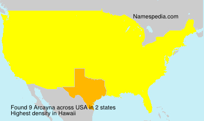 Surname Arcayna in USA Surname Arcayna in USA