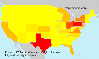 Surname Archinal in USA