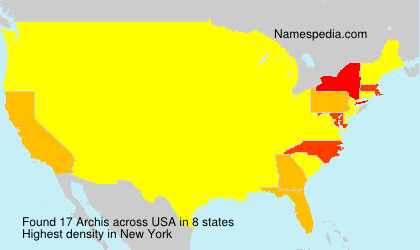 Surname Archis in USA Surname Archis in USA