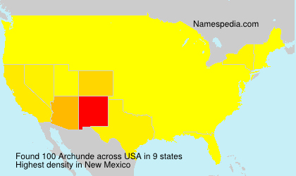 Surname Archunde in USA Surname Archunde in USA