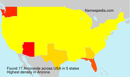 Surname Arcoverde in USA Surname Arcoverde in USA