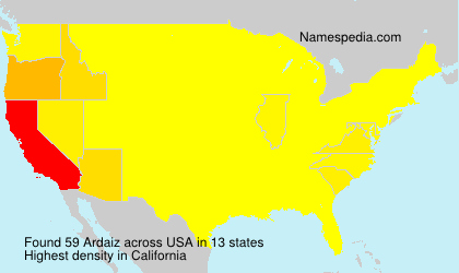 Surname Ardaiz in USA Surname Ardaiz in USA