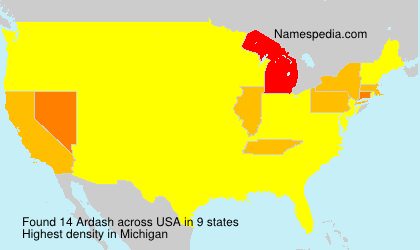 Surname Ardash in USA Surname Ardash in USA