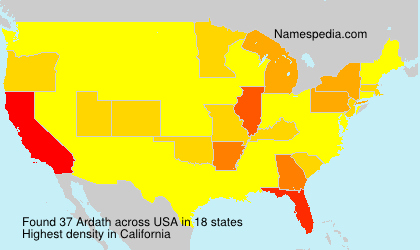 Surname Ardath in USA