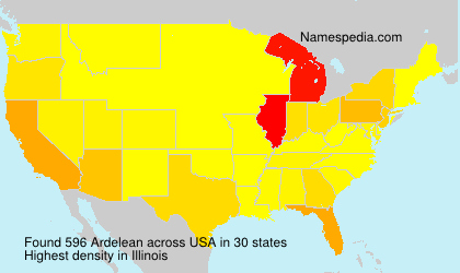 Surname Ardelean in USA Surname Ardelean in USA