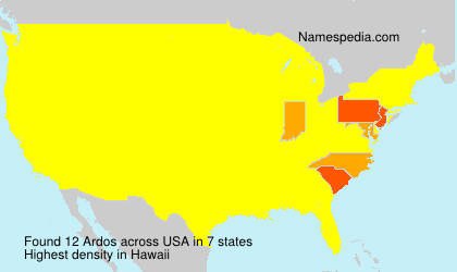 Surname Ardos in USA Surname Ardos in USA