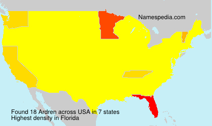 Surname Ardren in USA Surname Ardren in USA
