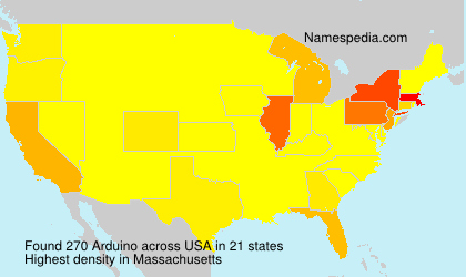 Surname Arduino in USA Surname Arduino in USA