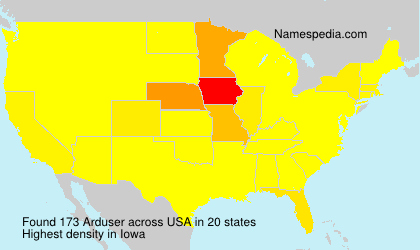 Surname Arduser in USA Surname Arduser in USA