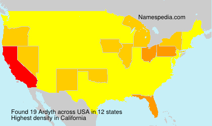 Surname Ardyth in USA Surname Ardyth in USA