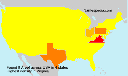 Surname Areef in USA Surname Areef in USA