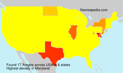Surname Aregbe in USA Surname Aregbe in USA