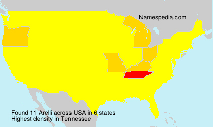 Surname Arelli in USA Surname Arelli in USA