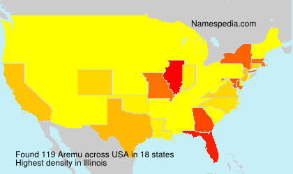 Surname Aremu in USA Surname Aremu in USA