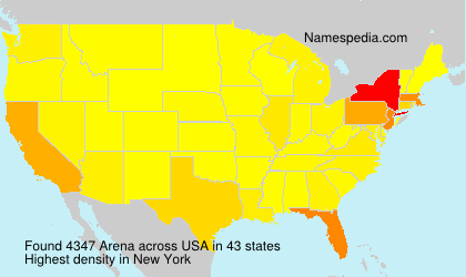 Surname Arena in USA Surname Arena in USA