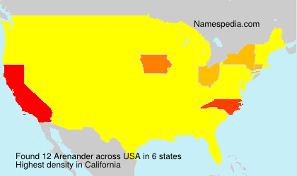 Surname Arenander in USA Surname Arenander in USA