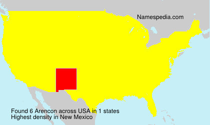 Surname Arencon in USA Surname Arencon in USA