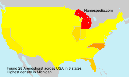 Surname Arendshorst in USA Surname Arendshorst in USA