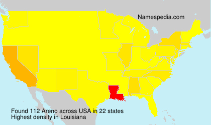 Surname Areno in USA Surname Areno in USA