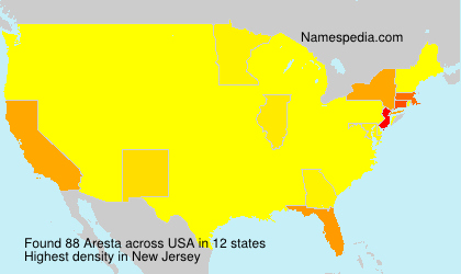 Surname Aresta in USA Surname Aresta in USA
